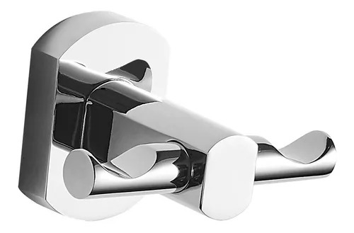 Set Accesorios Baño FLG 6 Piezas Acero Inox Vidrio Transparente - Imagen 5