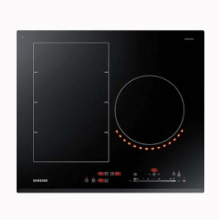 Anafe Samsung Vitroceramico Induccion 3 Hornallas 60 Cm NZ63K7777BK