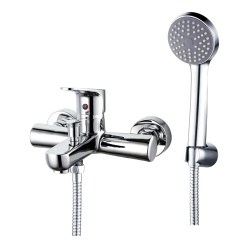 Griferia Ducha Canilla Monocomando Exterior C/transferencia