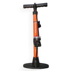 Inflador Con Manómetro Cooltech Zf-809c Color Naranja 160psi