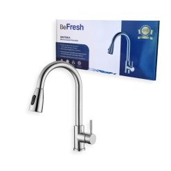 Canilla De Cocina Extensible Inoxidable Para Fregadero Ss304