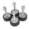Pack 4 Unidades Patas De Goma Antivibratorias Para Mensulas Cooltech 70