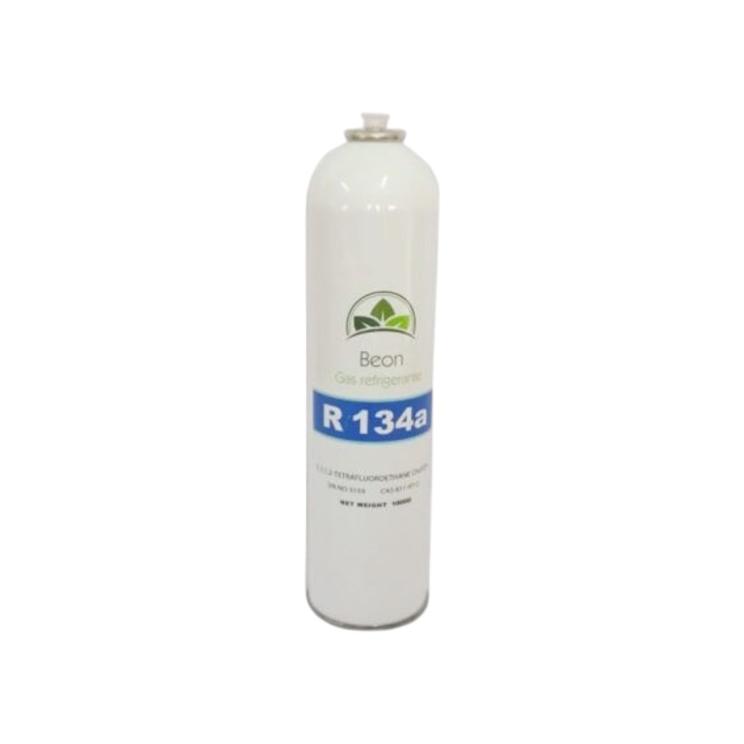 Garrafa de Gas Refrigerante R134a 0.900 kg para sistemas de refrigeración