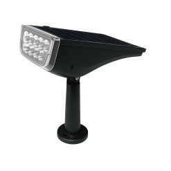 Aplique Estaca Solar Led 10W Exterior Blanco Frío 6500K con Encendido Automático