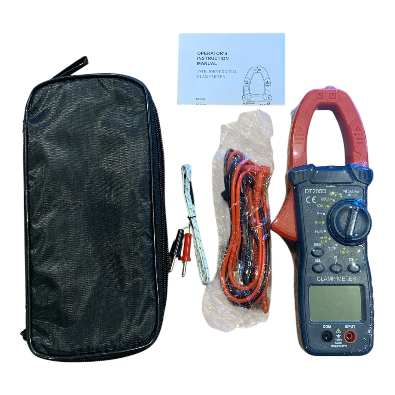 Pinza Amperometrica Digital Cooltech Dt205d 1000a - Imagen 2