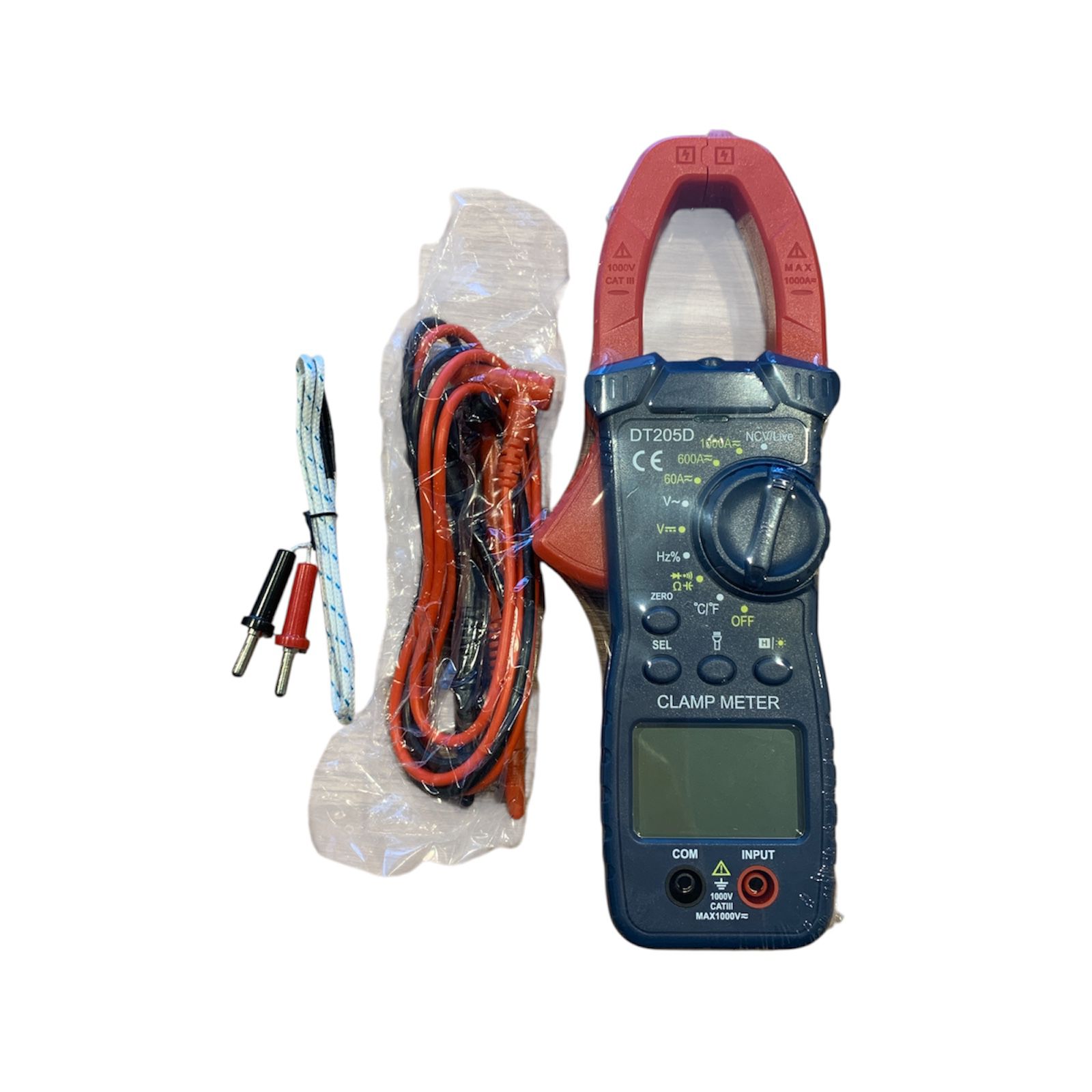 Pinza Amperometrica Digital Cooltech Dt205d 1000a - Imagen 3