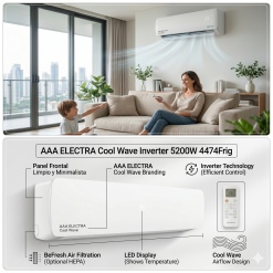 Alternative view of Aire Electra Inverter 4500: Cool Wave de 5200W Clase A++