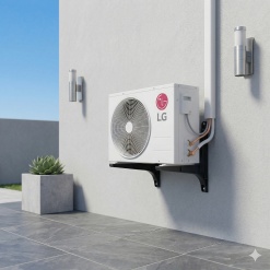 Alternative view of Mensulas Plastica Split Aire Acondicionado 42cm Juego