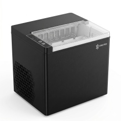 Fabricadora de Hielo Automática y Portátil Negra
