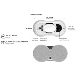 Alternative view of Limpiavidrios Robot 90W /2800Pa