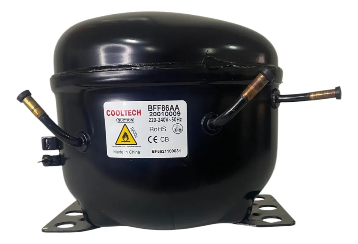 Compresor R600 1/6 HP Cooltech para Heladera